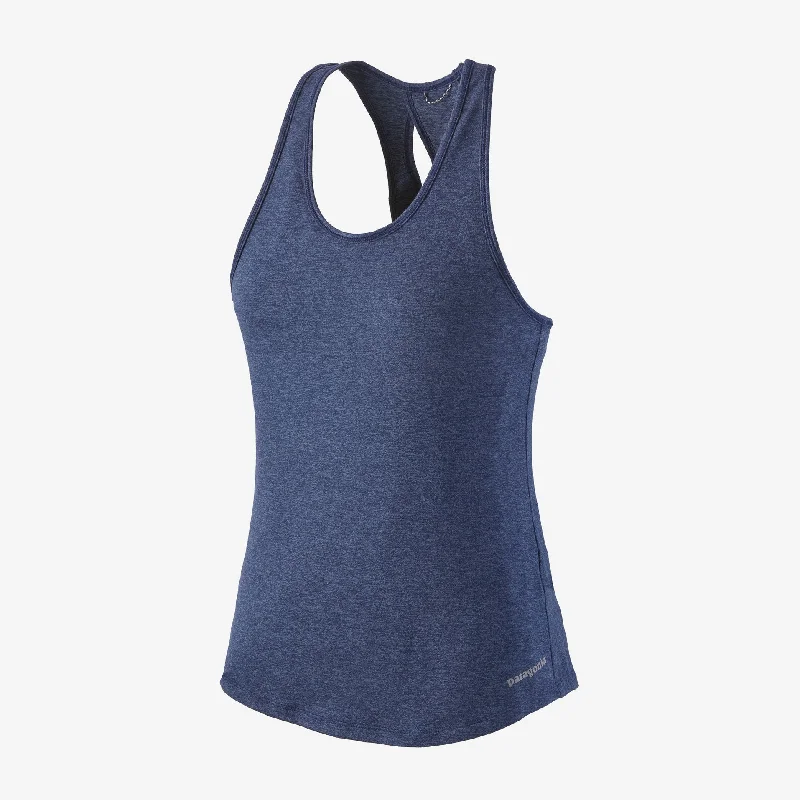 Patagonia Seabrook Run Tank (Women's) Sound Blue fitted tank top