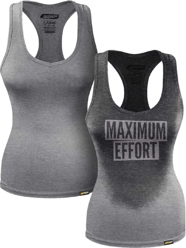 Sweat Activated Women's Motivational Workout Tank peekaboo tank top