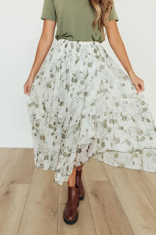 Lorna Maxi Skirt leather skirt refined