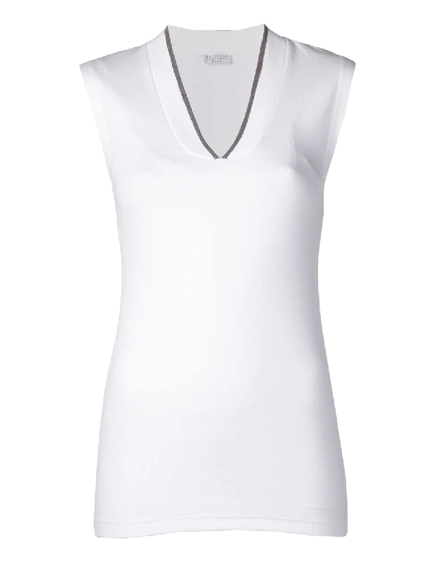 Monili V-Neck Tank adorable tank top