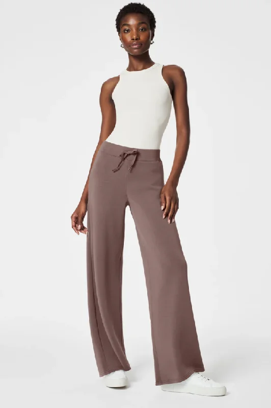 Spanx Airessential Wide Leg Pant Smoke Fashionable Jogger Pants