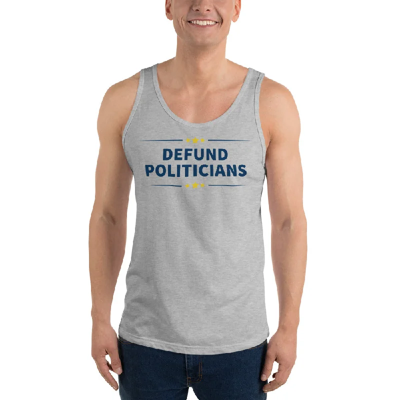 Defund Politicians (People for Liberty) Unisex Tank Top cotton tank top