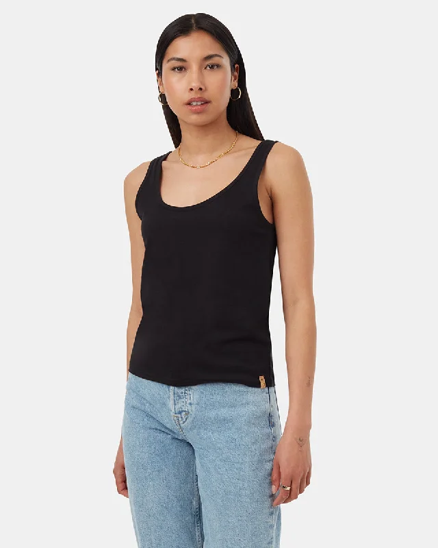 TreeBlend Double Scoop Tank cropped tank top