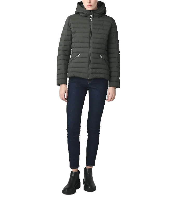 Quilted Hooded Jacket - Green Chenille Jacket Brocade Jacket Lace Jacket