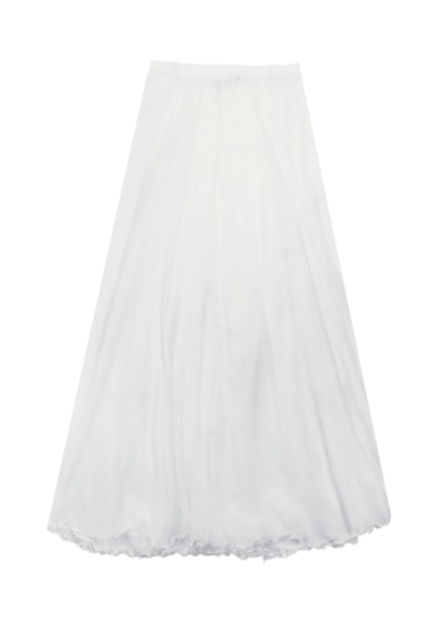 DELIA WHITE WEDDING SKIRT cashmere skirt plush