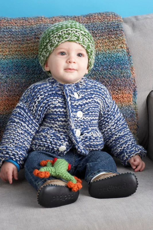 Bart Cardigan and Hat Pattern (Knit) Stylish Fashionable Trendy