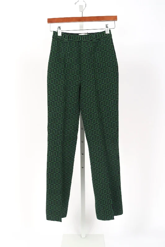 Geo Jacquard Charlie Pant - Dark Green Combo (By Phone Order Only) Cozy Lounge Pants