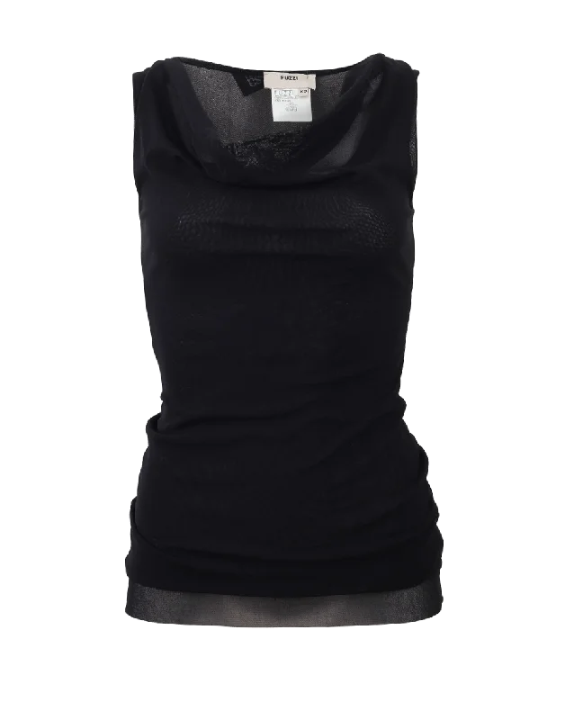 Cowl Neck Tank boho tank top