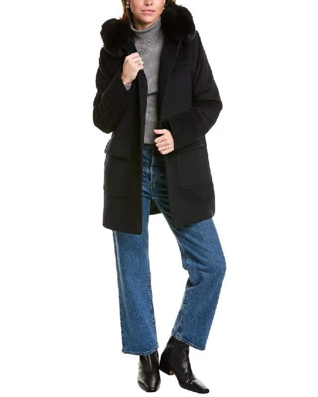 FLEURETTE Medium Wool-Blend Jacket Knit Fabric Woven Fabric Fleece Fabric
