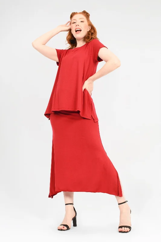 Nala Maxi Skirt cashmere skirt soft