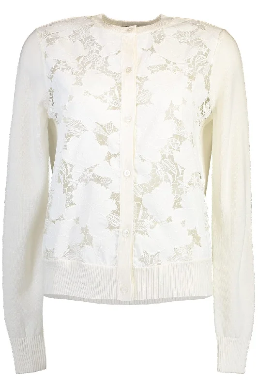 Magnolia Guipure Lace Cardigan Nylon Fabric Polyester Fabric Spandex Fabric