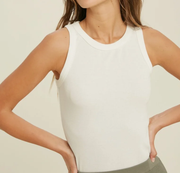 The Hollis Tank charcoal tank top