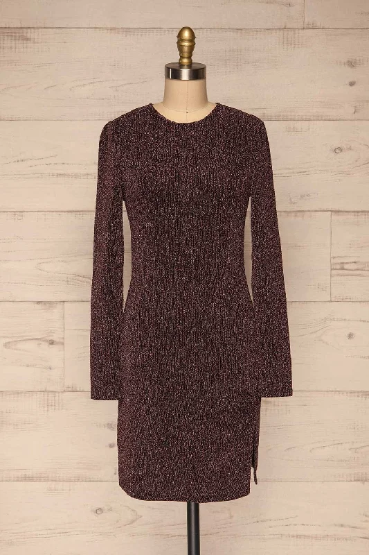 Selinari | Black & Pink Party Dress Tunics Top Casual