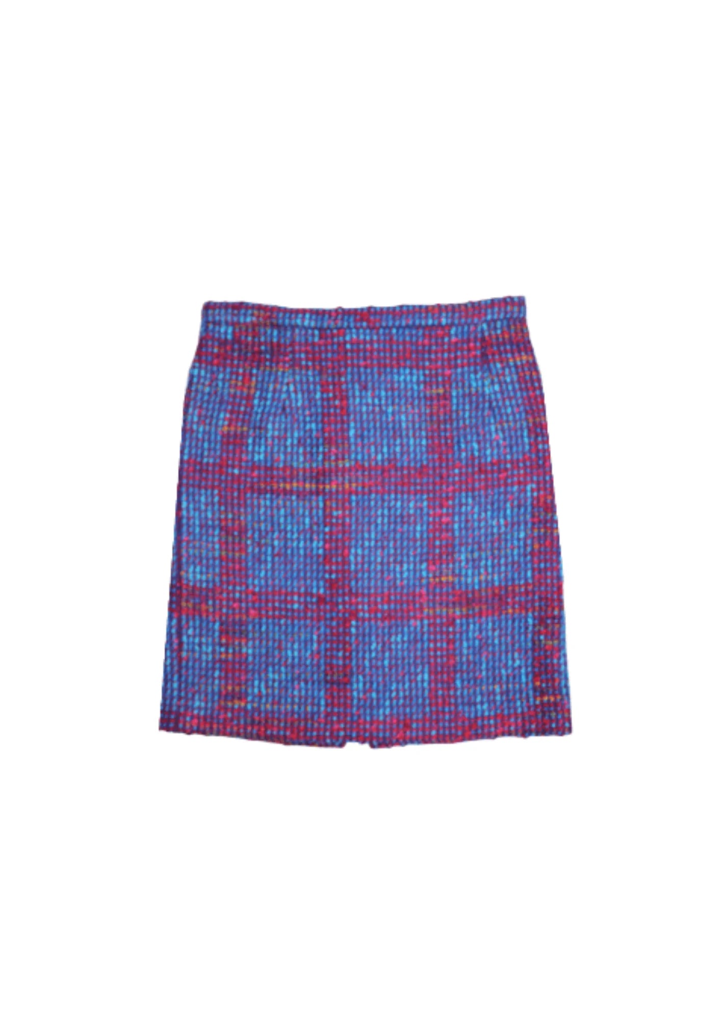 COLORFUL TWEED SKIRT linen skirt natural