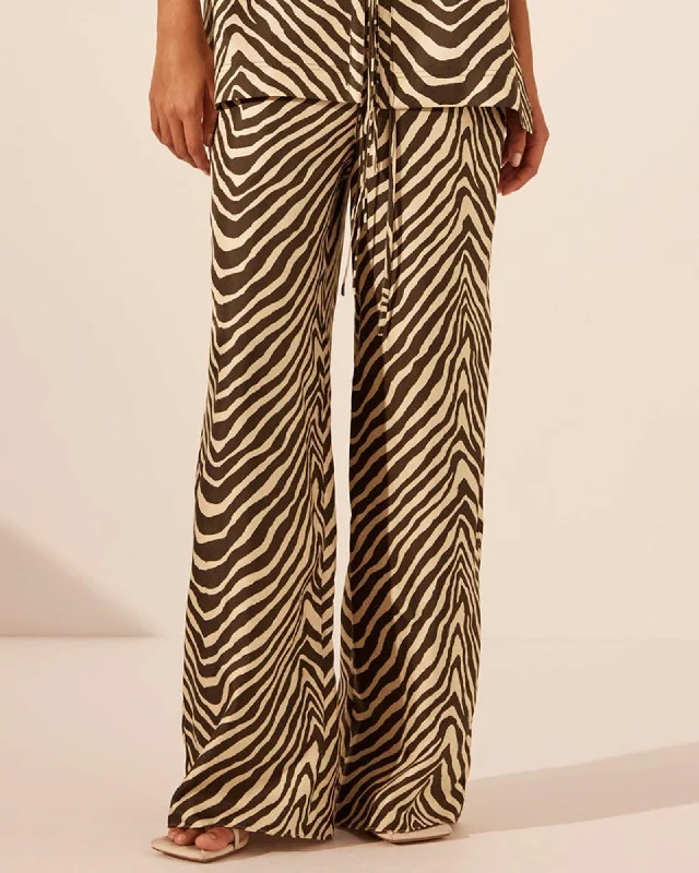 Sana Silk Relax Pants Stylish Casual Pants
