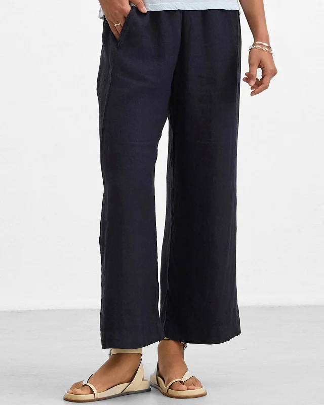 Woven Linen Pants Lightweight Jogger Pants