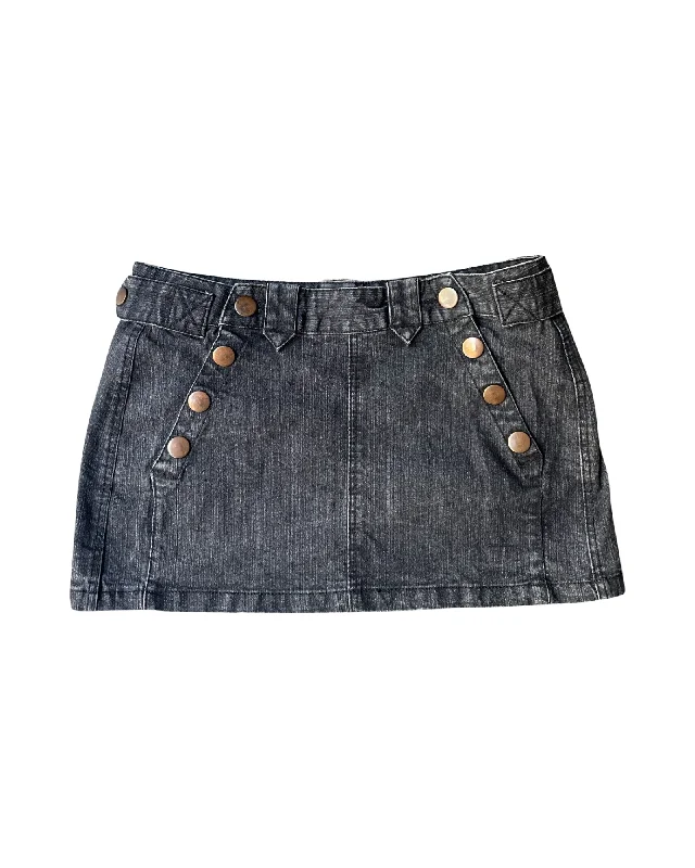 Vintage Y2K Mini Skirt chiffon skirt airy