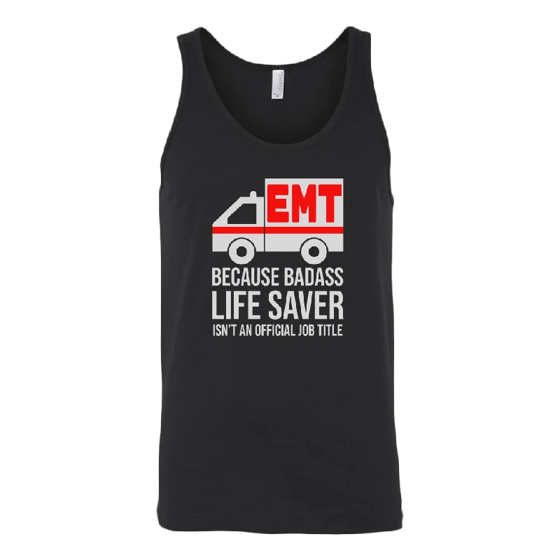 Badass Life Saver EMT Tank Top white tank top