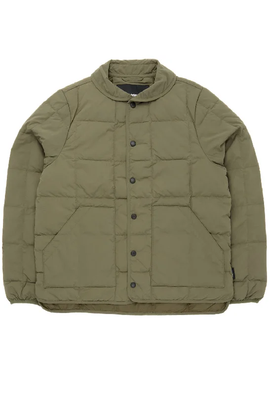 Finisterre Women's Lapwing Jacket - Olive Plaid Jacket Tartan Jacket Houndstooth Jacket