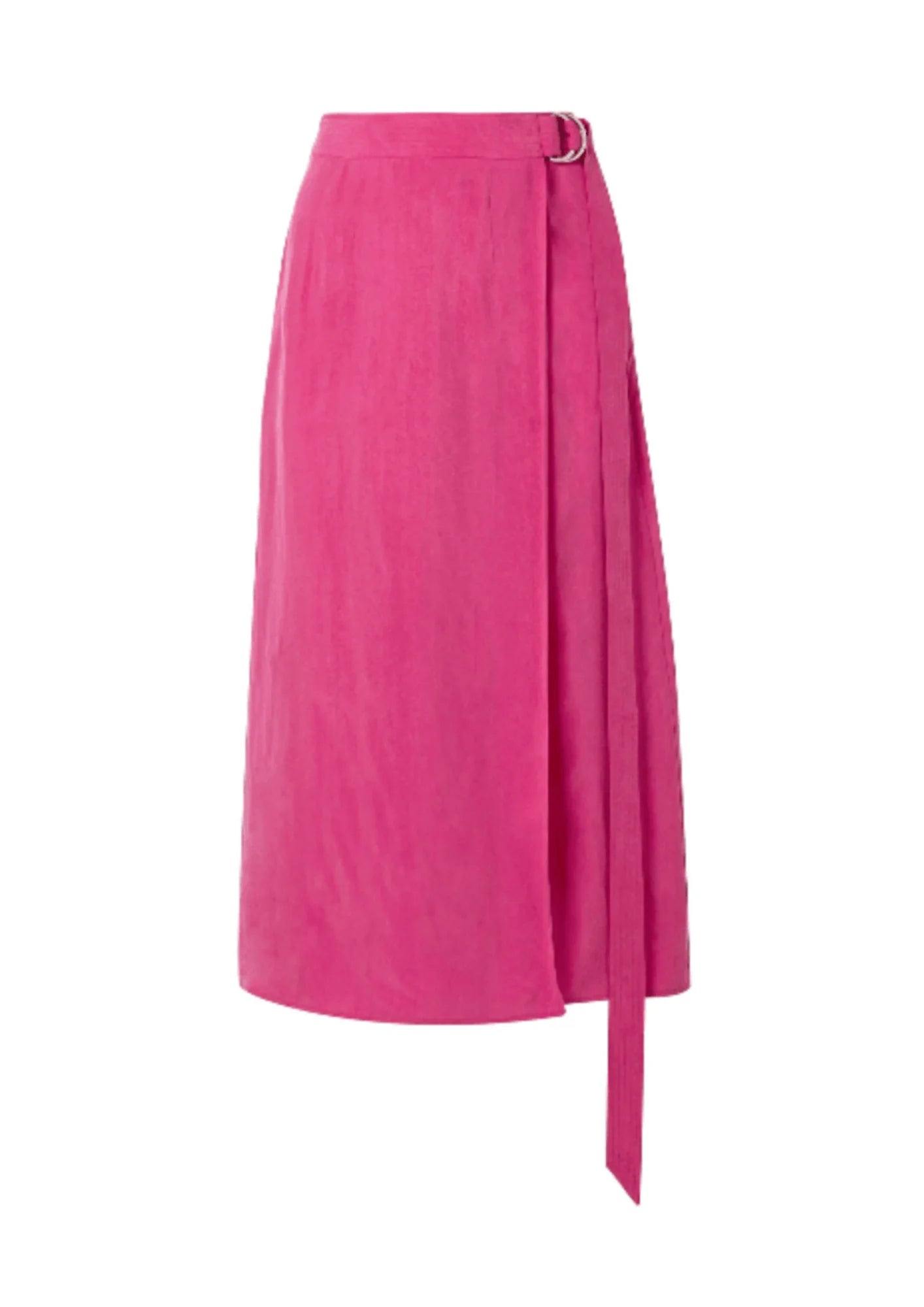 FUCHSIA MIDI WRAP SKIRT tulle skirt dreamy