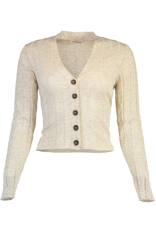 Linen Lurex Wide Rib Cardigan Mesh Fabric Canvas Fabric Denim Fabric