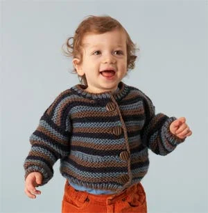 Yikes Stripes Cardigan Pattern (Knit) Asymmetrical,ymmetric Pencil Cardigan