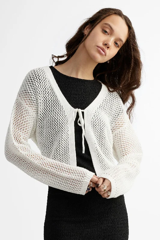 Cardigan en crochet - Femme Stretchy Elastic Breathable