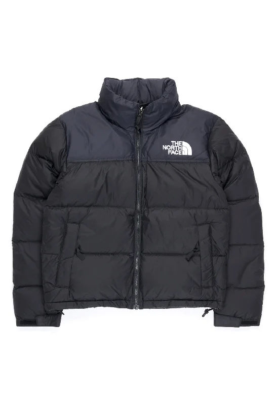 The North Face 1996 Retro Nuptse Women's Jacket - TNF Black Hooded Jacket Caped Jacket Shawl Collar Jacket