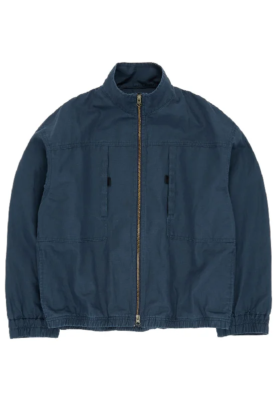 Gramicci Women's Canvas Phoenix Jacket - Neptune Blue Wool Jacket Cashmere Jacket Tweed Jacket