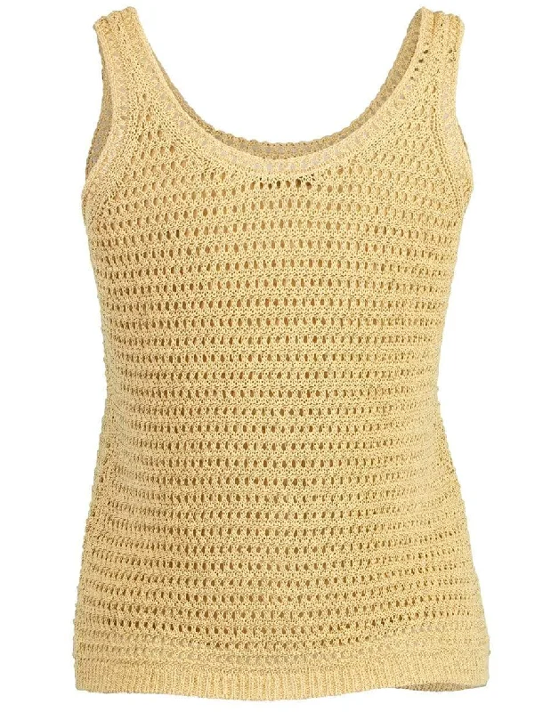 Vanilla Crochet Tank cute tank top