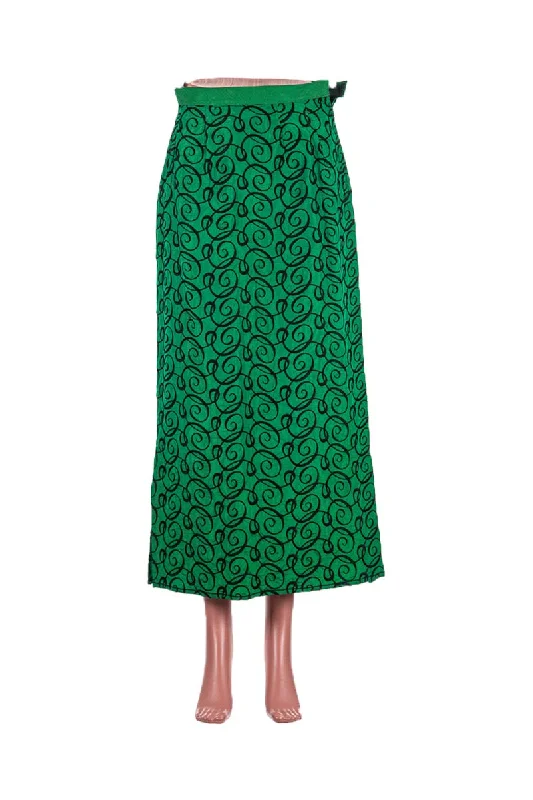 Vintage 70s Custom Skirt pleated skirt texture