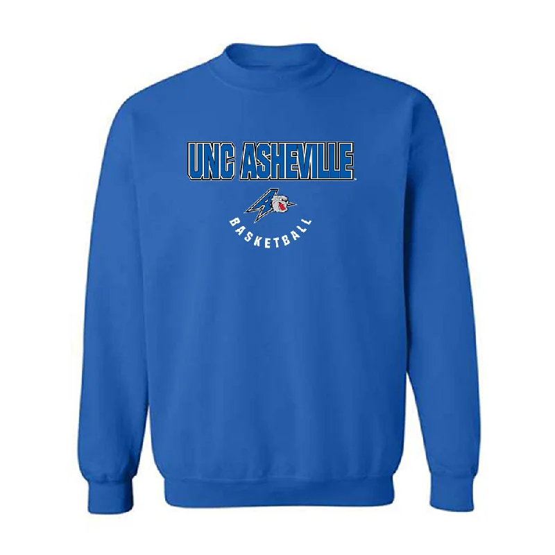 UNC Asheville - NCAA Women's Basketball : Trinity Barnes - Classic Shersey Crewneck Sweatshirt Hoodie with Longline Fit Extended Stylish UNC Asheville - NCAA Women's Basketball : Trinity Barnes - Classic Shersey Crewneck Sweatshirt Hoodie with Longline Fit Extended Stylish