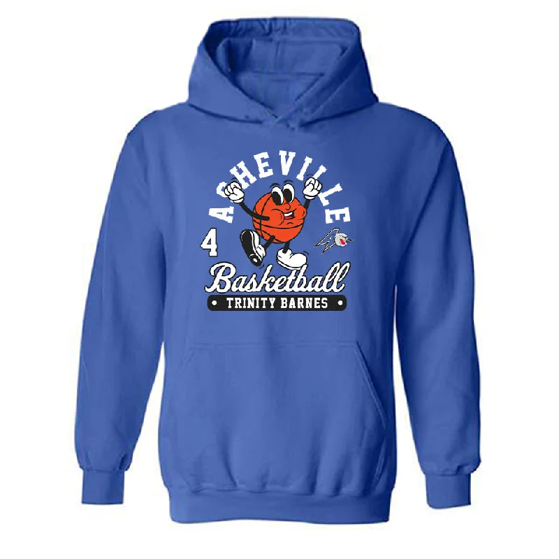 UNC Asheville - NCAA Women's Basketball : Trinity Barnes - Fashion Shersey Hooded Sweatshirt Hoodie with Rolled Sleeves Casual Relaxed UNC Asheville - NCAA Women's Basketball : Trinity Barnes - Fashion Shersey Hooded Sweatshirt Hoodie with Rolled Sleeves Casual Relaxed