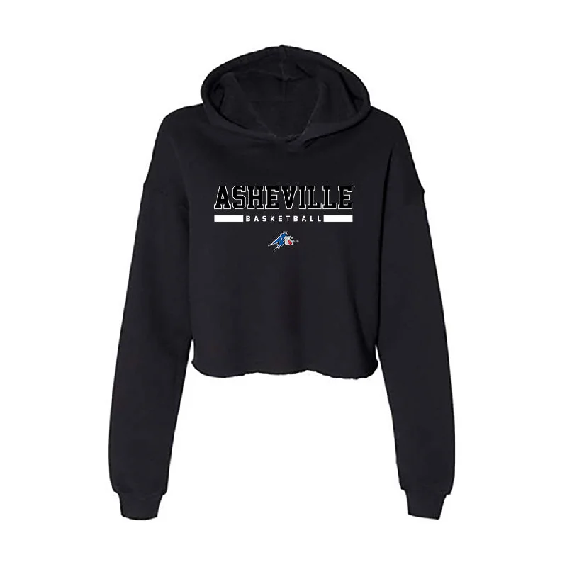 UNC Asheville - NCAA Women's Basketball : Trinity Barnes - Women's Crop Fleece Hoodie Hoodie with Relaxed Fit Easy Casual UNC Asheville - NCAA Women's Basketball : Trinity Barnes - Women's Crop Fleece Hoodie Hoodie with Relaxed Fit Easy Casual