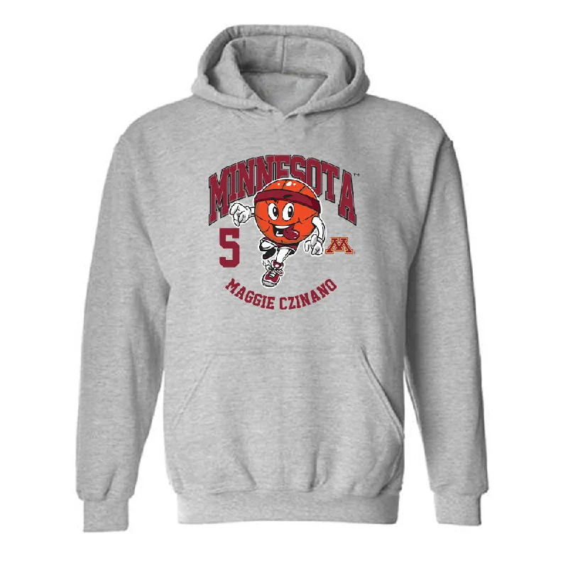 Minnesota - NCAA Women's Basketball : Maggie Czinano - Fashion Shersey Hooded Sweatshirt Hoodie with Gradient Ombre Colorful Minnesota - NCAA Women's Basketball : Maggie Czinano - Fashion Shersey Hooded Sweatshirt Hoodie with Gradient Ombre Colorful