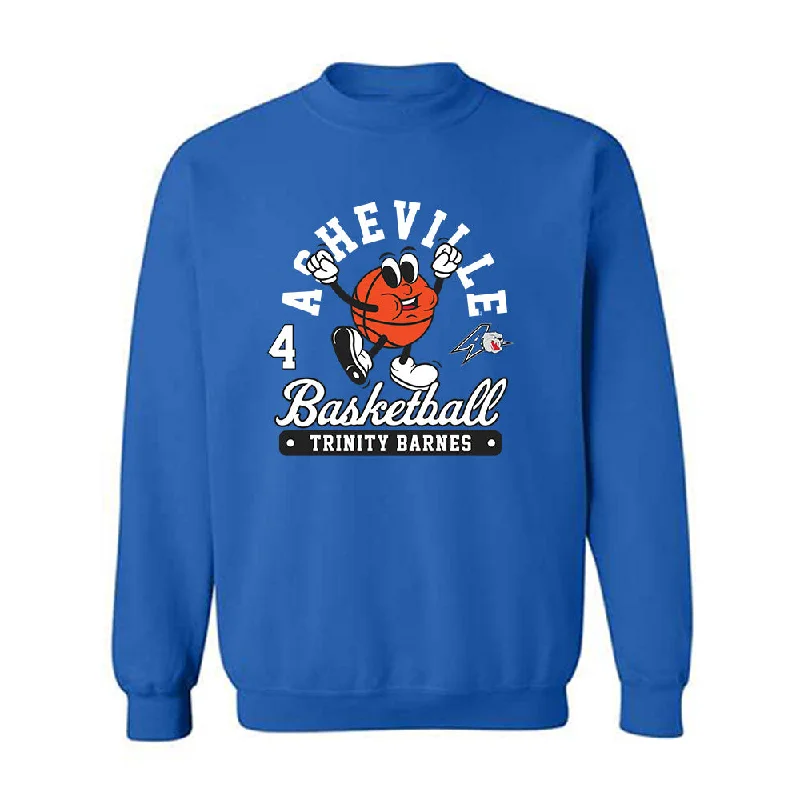 UNC Asheville - NCAA Women's Basketball : Trinity Barnes - Fashion Shersey Crewneck Sweatshirt Hoodie with High Neck Warm Protective UNC Asheville - NCAA Women's Basketball : Trinity Barnes - Fashion Shersey Crewneck Sweatshirt Hoodie with High Neck Warm Protective
